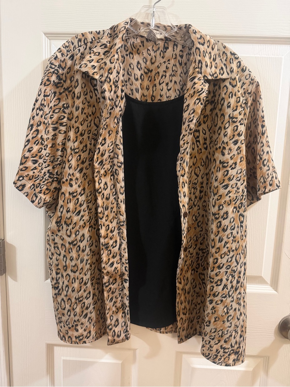 Notations Leopard Print Top